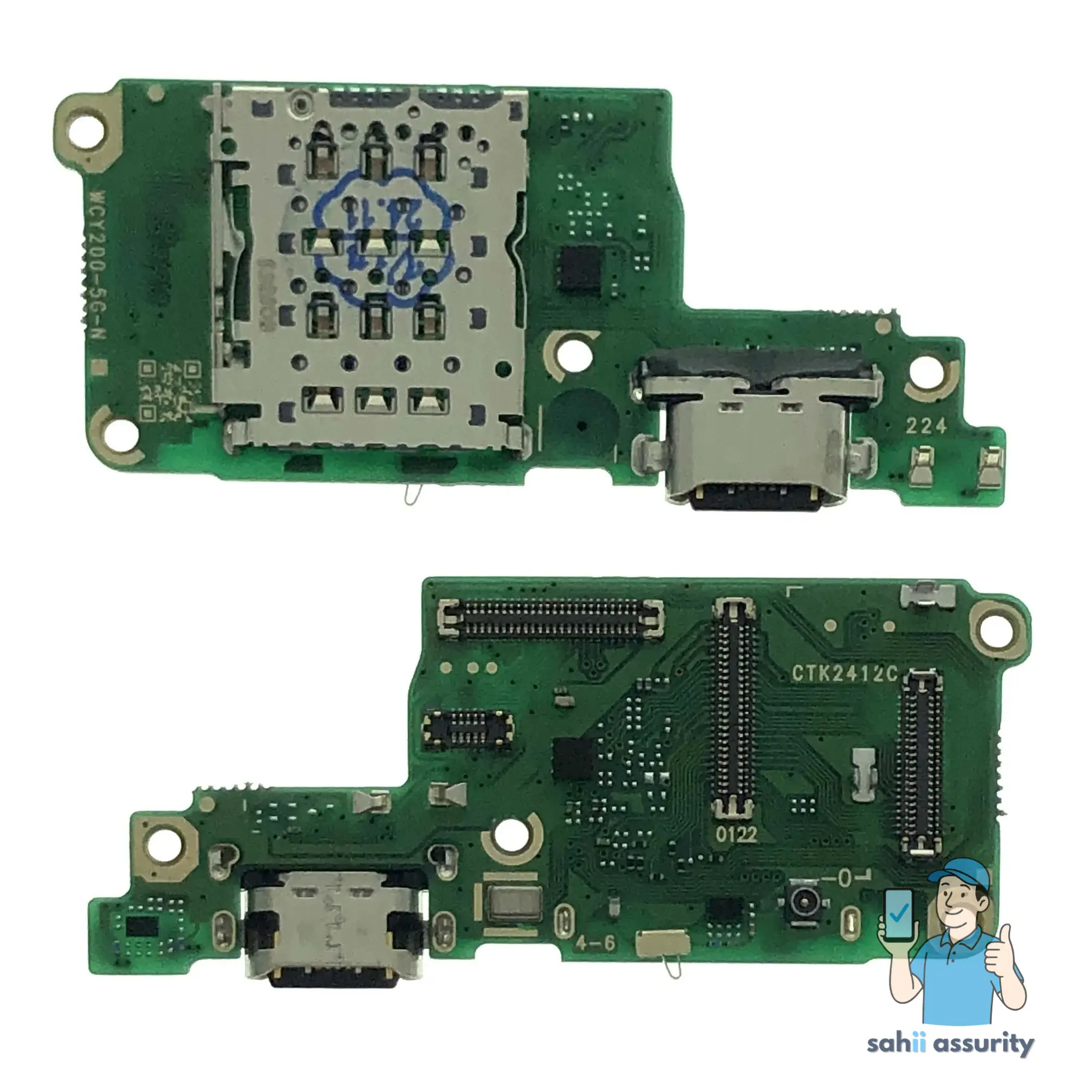 Charging Connector Flex / PCB Board for Vivo V30e